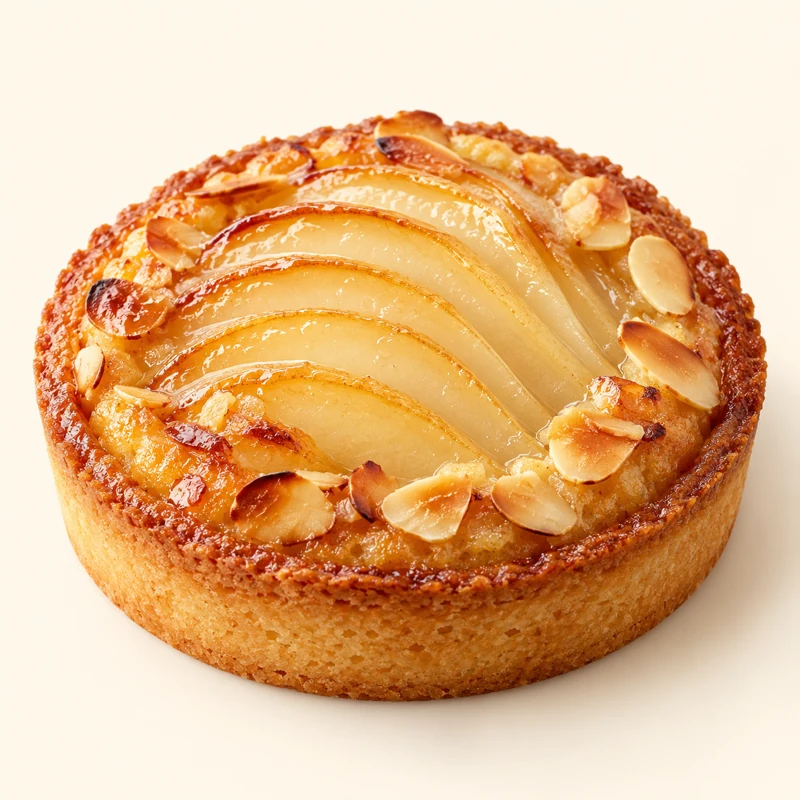 Tartelette artisanale aux poires et amandes
